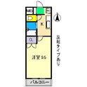 ヴィラ･アンソレイエ山ノ端の間取図