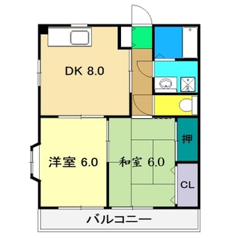 間取図 あざみのスクエア