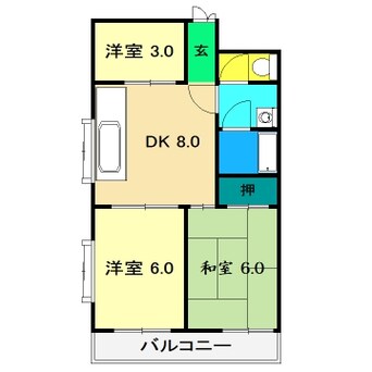 間取図 秋沢ハイツ