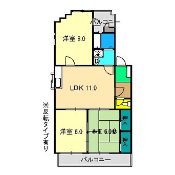 間取図 小松マンション(高須新町2-11-5)