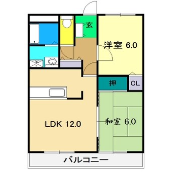 間取図 カーサ城山
