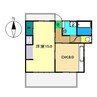 高知市電ごめん線・伊野線/曙町駅 徒歩23分 2階 築42年 1LDKの間取り