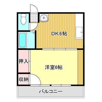 間取図 ハイツ三本