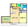 サンカーン　トゥ 2LDKの間取り