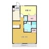 第14つくもコーポ 1LDKの間取り