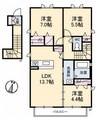 シャーメゾン フォルテ 3LDKの間取り