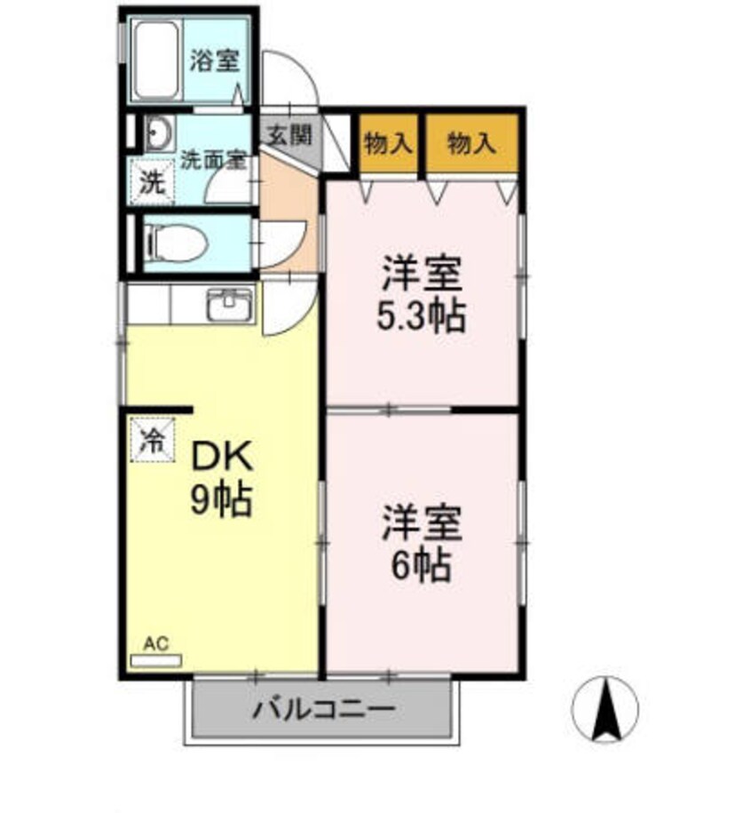 間取図 ソシア寿正
