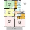 ソフィア横町 C棟 3DKの間取り