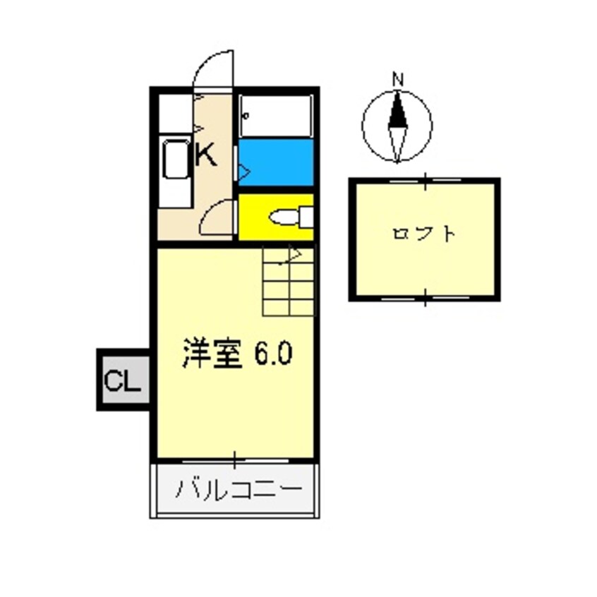 間取図 アサミハイツ