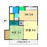 正木ビル 2DKの間取り