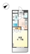 トランキーロ 1Kの間取り