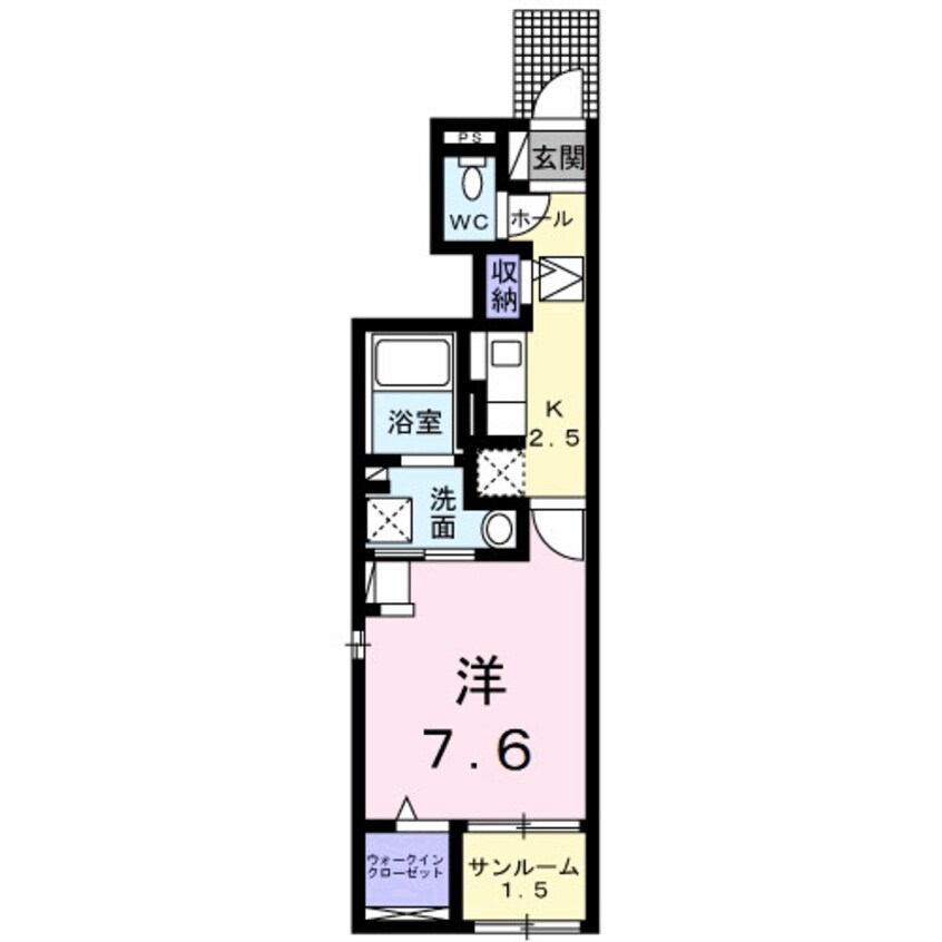 間取図 宮ノ丸トウロデン・２