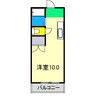 クレイン 1Rの間取り