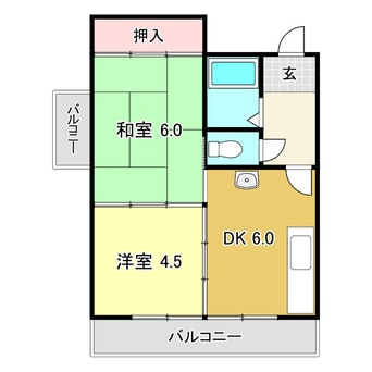 間取図 アステール・K