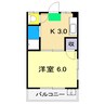 コーポライジング 1Kの間取り