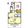 フラッツ福井東町 1LDKの間取り