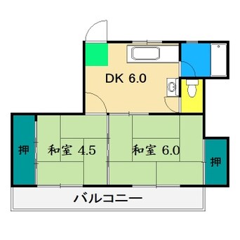 間取図 コーポ上町