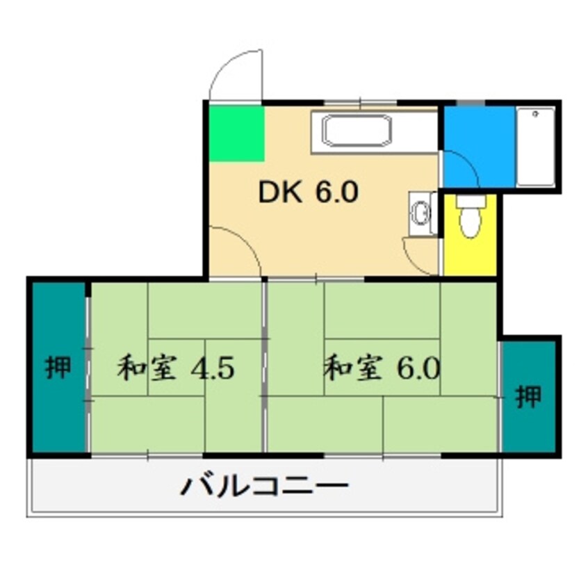 間取図 コーポ上町