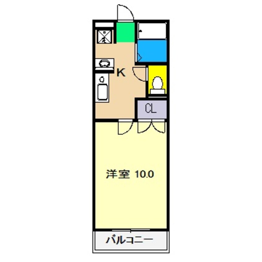 間取図 エントランスパークビル