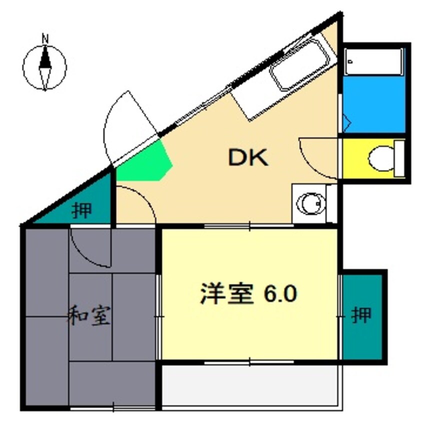 間取図 エスポアールKNA