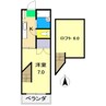 ドミール葛島 1Kの間取り