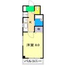 貳室邸マンション 1Kの間取り