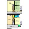 土讃線/朝倉駅 徒歩14分 2階 築24年 3DKの間取り