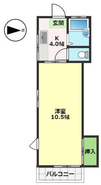 間取図 ハイツ15