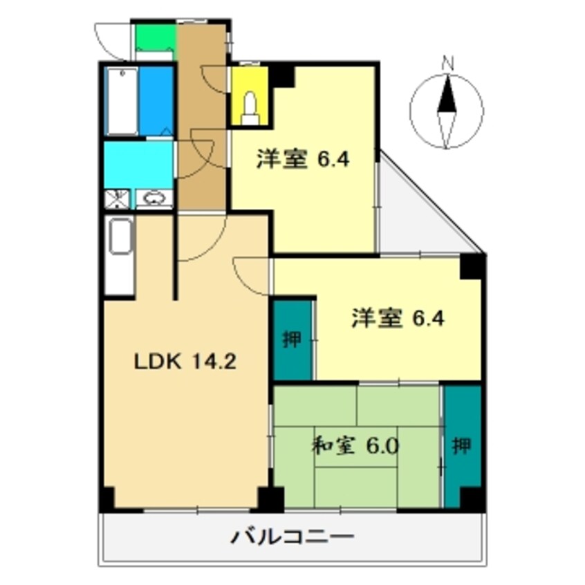 間取図 ビラ･プリンチぺ Ⅰ