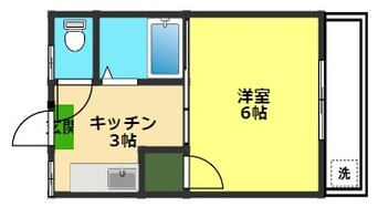 間取図 コーポライジング