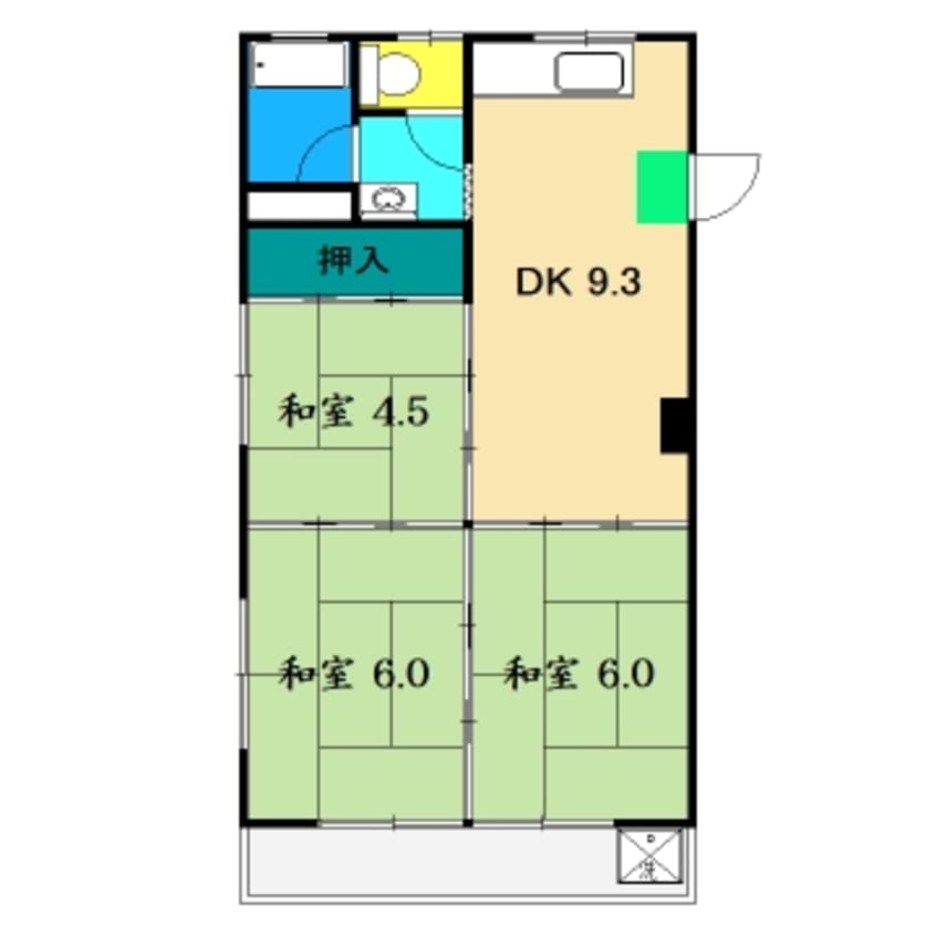 間取図 TBコーポ