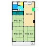 TBコーポ 3DKの間取り