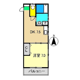 間取図 コーポエルフ