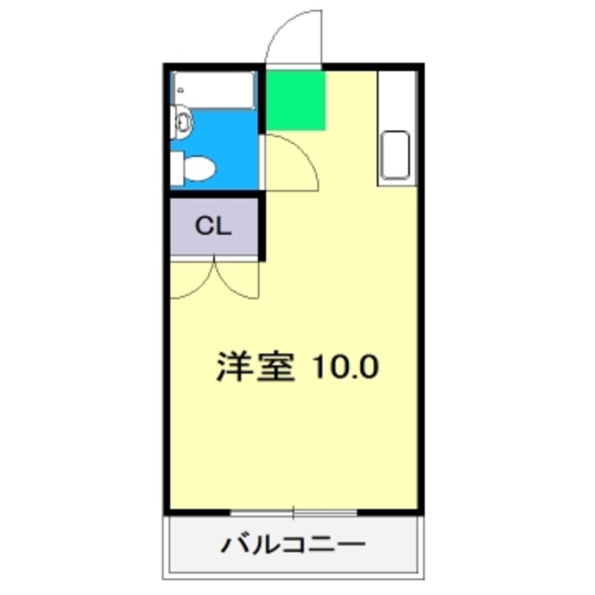 間取図 コーポ二葉