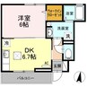 グランドキャニオン 1DKの間取り