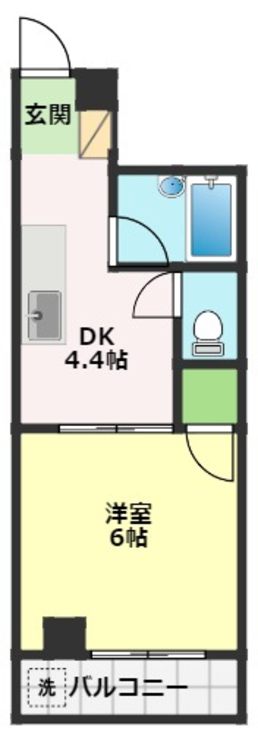 間取図 リブハイツ