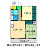 ハイツフジオ 2LDKの間取り
