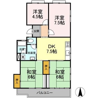 間取図 久保ハイツ Ⅱ