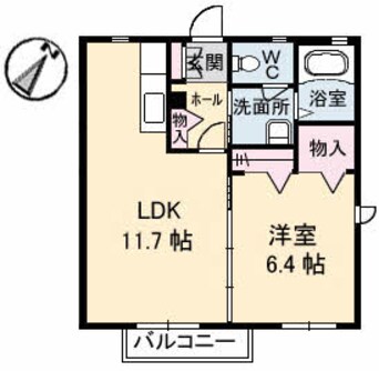 間取図 シャーメゾン・ルーチェ