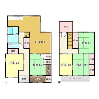 間取図 薊野中町貸家