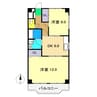 ダイヤモンドハイツみかづき 2DKの間取り