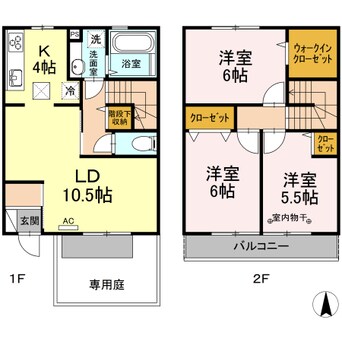 間取図 リアン万々