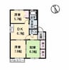 メゾントランキル A棟 3DKの間取り