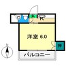 ピュアハウス東雲 1Rの間取り