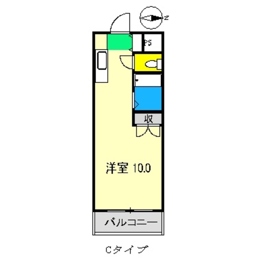 間取図 ヴィラージュ葛島