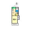 コーポあゆみ 1Kの間取り