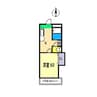 コーポあゆみ 1Kの間取り