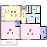 ハイムレーベン　Ｃ 2DKの間取り