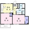 ハイムレーベン　Ｃ 2DKの間取り