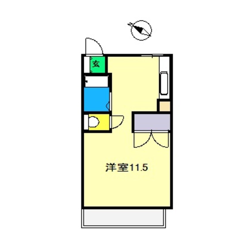 間取図 グランドハイツ